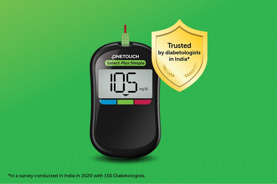 OneTouch Select Plus Simple® Glucose Meter | OneTouch® India